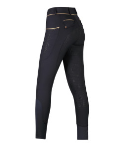 PLR Equitation - Pantalon d'Equitation Bambou - Bleu Nuit, par Lamée