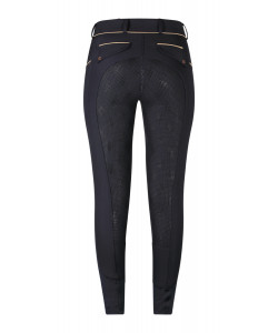 PLR Equitation - Pantalon d'Equitation Bambou - Bleu Nuit, par Lamée