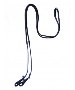 Bride Anatomique PLR - Cuir Noir Verni