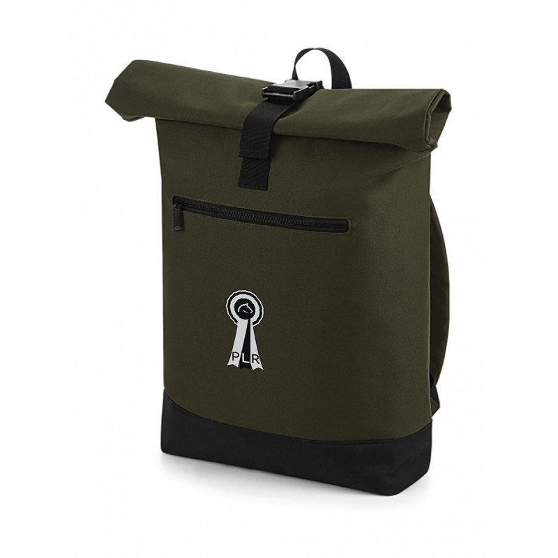 PLR Equitation kaki green Roll-Top Backpack