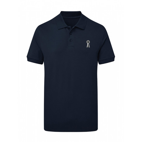 PLR Equitation Navy Blue Signature Polo Shirt for Men