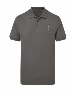 PLR Equitation Charcoal Signature Polo Shirt for Men
