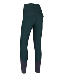 PLR Equitation - Leggings Compression Lux, vert mousse, Full Seat par Lamée