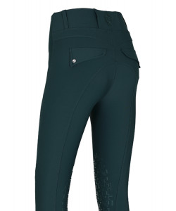 PLR Equitation - Leggings Compression Lux, vert mousse, Full Seat par Lamée