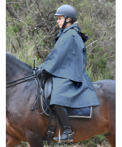 Imperméable long original PLR Equitation - style cape / sans manche Imperméable long original PLR Equitation - style cape / sans manche