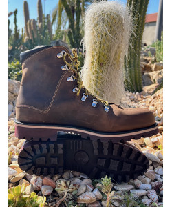 Premium leather pair of rangers boots marked Joseph Malinge & Tanngreen