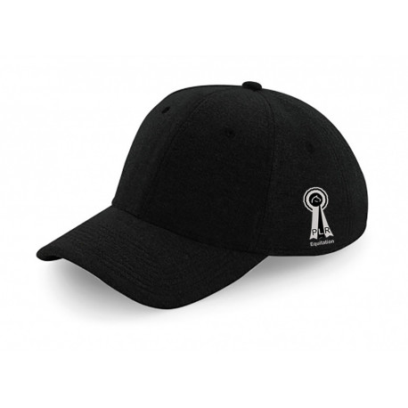 Casquette Jersey Noir PLR Equitation