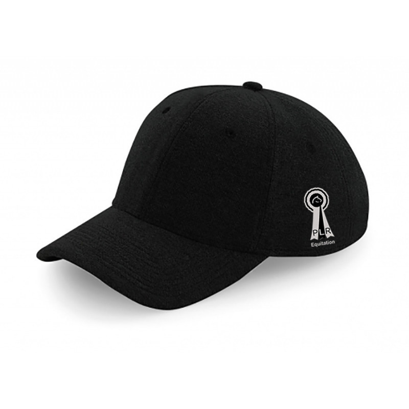 Casquette Jersey Noir PLR Equitation