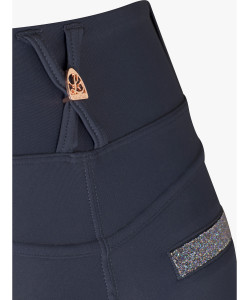 PLR Equitation by LAMÉE Compression Navy Twilight Lux Leggings - Full Seat