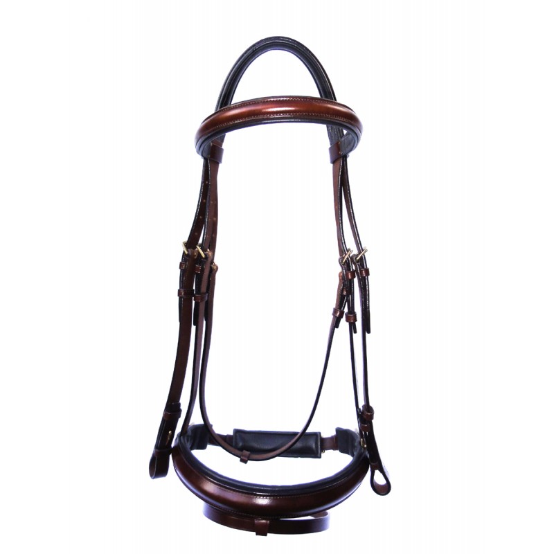 Bridon Anatomique PLR - Cuir Anglais