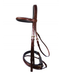 Bridon Anatomique PLR - Cuir Anglais