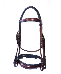 PLR Equitation Double Bridle - Brown English Leather