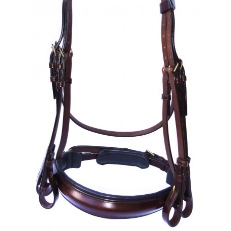 Bride dressage cheval anatomique - Sport & Plein air