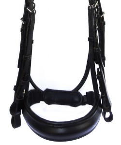 PLR Equitation Double Bridle - Black English Leather