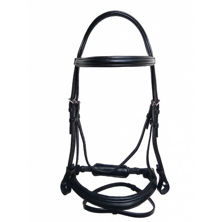 Bridon Anatomique PLR - Cuir Noir Bridon Anatomique PLR - Cuir Noir