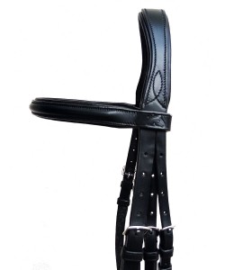 Bridon Anatomique PLR - Cuir Noir